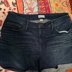 Ava & Viv Dark Blue Jean Shorts
